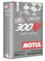 Спортивное моторное масло MOTUL 300V High RPM 0W-20 RACING, 2л Спортивное моторное масло MOTUL 300V High RPM 0W-20 RACING, 2л